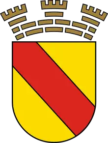 Das Wappen der Stadt Baden-Baden