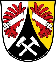 Wappen von Issigau, Gemeinde des Stammsitzes Reitzenstein