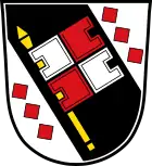 Das Wappen des Marktes Schwarzach am Main