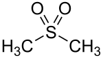 Struktur von Dimethylsulfon