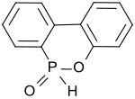 Strukturformel von 9,10-Dihydro-9-oxa-10-phosphaphenanthren-10-oxid