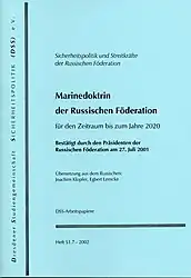 Marinedoktrin der RF, Heft 51.7, Drsd. 2002, DSS-Arbeitspapiere.