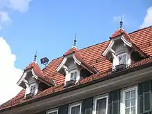 Dachgauben am Wohnhaus der Barbara Künkelin in Schorndorf