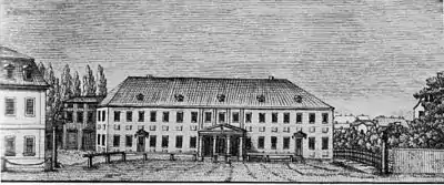 Das Redouten- und Komödienhaus von 1779 (Schillerstraße 18, Café Sperling)