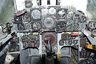 Instrument Panel of a F-104