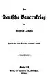 Fr. Engels, hrsg. 1870, Der deutsche Bauernkrieg