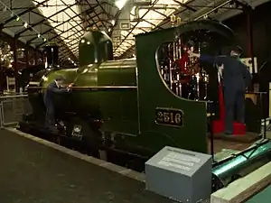 Lok Nr. 2516 erhalten im Swindon Steam Railway Museum