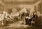 1823  Declaration of Independence (Kupferstich)