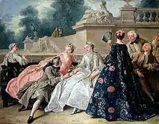 Liebeserklärung, Jean Francois de Troy, 1730