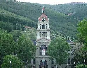 Deer Lodge County Courthouse in Anaconda, gelistet im NRHP Nr. 78001681