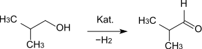 Dehydrierung von Isobutanol