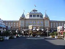 Kurhaus Hotel Scheveningen erbaut mit Friedrich Ebert 1884–85, Wiederaufbau nach einem Feuer 1886–87