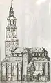 Der Aa-kerk im Jahr 1710