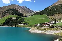 Vernagt mit Tisenhof und Stausee