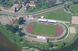 Blick auf das Paul-Greifzu-Stadion