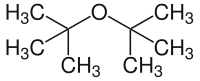 Strukturformel von Di-tert-butylether