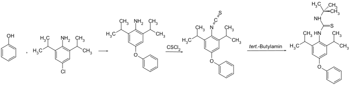 Synthese von Diafenthiuron