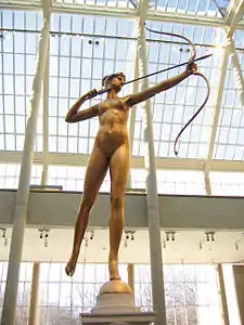 Diana, Bronzeguss von Augustus Saint-Gaudens (1892–1893), Metropolitan Museum of Art, New York