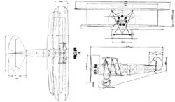 Dietrich DP.XI 3-view L’Air February 15,1926