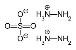 Strukturformel von Dihydraziniumsulfat