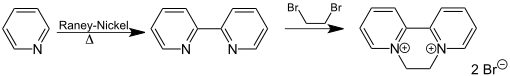 Synthese von Diquat