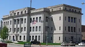 Dodge County Courthouse, gelistet im NRHP Nr. 89002208