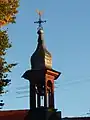 Turmspitze der Kapelle St. Ottilie in der Ortsmitte