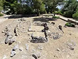 Südwestansicht des Dolmen