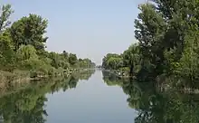 Anfangsstück des Donau-Oder-Kanals Wien-Donaustadt