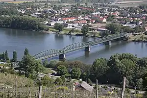 An der Donaubrücke von Mautern war Ig. Gridl ebenfalls beteiligt