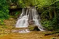 Unterer Wasserfall am Dorfbach