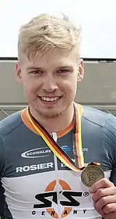 Aaron Grosser, Dritter der U23-Straßenmeisterschaft 2018