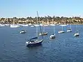 Parramatta River an der Five Dock Bay in Drummoyne