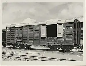 Gedeckter Güterwagen für die Uganda Railway, ab 1914