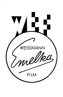 Logo. Weissmann-EMELKA-Film. Chiel Weissmann (1883–1974) Filmproduzent und Filmverleiher. Schweiz