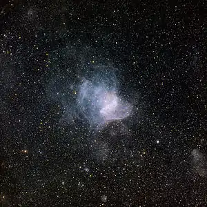 Der offene Sternhaufen NGC 346 in der kleinen Magellanschen Wolke aufgenommen vom 2.2-metre MPG/ESO-Teleskop.