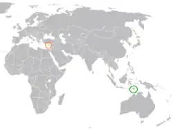 Lage von Osttimor und Zypern