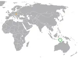 Lage von Osttimor und Slowakei