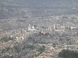 Blick auf die Stadt Ambato