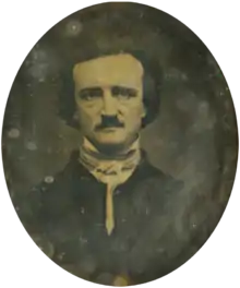 Edgar Allan Poe, Ultima-Thule-Original-Daguerreotypie, wahrscheinlich von Edwin H. Manchester im Studio von Samuel Masury und S. W. Hartshorn aufgenommen, Providence, Rhode Island, November 1848