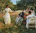 Edmund Charles Tarbell:In the Orchard