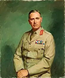 The hon. Edmund Herring, Porträt von William Dargie, Gewinner 1945