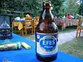 Bierflasche von Efes Pilsen