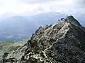 Weg von der Bergstation zum Gipfel, links die Fiescheralp