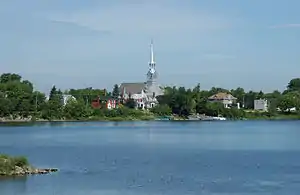 Blick auf die Kirche Saint-Joseph-de-Chambly