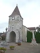 Kirche Saint-André mit Steinkreuz