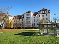 Ehemaliger Bau der Kaserne, heute „Haus der Vereine“