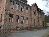 Ehemalige Schule, nach 1945 als Wohnhaus für Grenzersoldaten genutzt