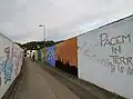 Grafftiwände im Wiesengäßchen