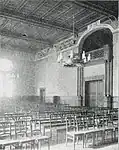 Die Aula bei Eröffnung des Gymnasiums (um 1906)